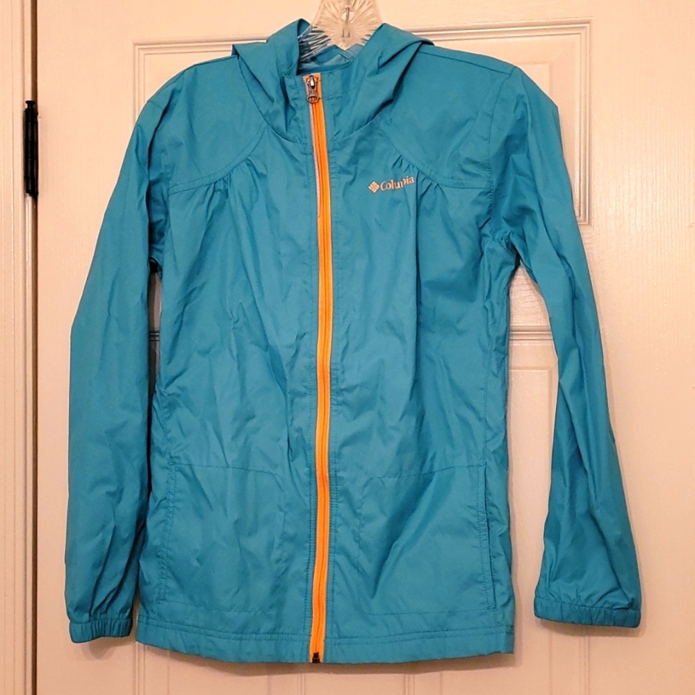 Columbia girls water resistant windbreaker